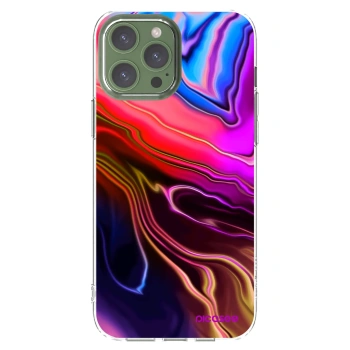 Picasee átlátszó szilikon tok az alábbi mobiltelefonokra Apple iPhone 13 Pro Max - Electric