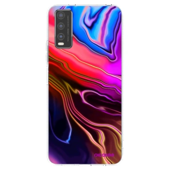 Picasee átlátszó szilikon tok az alábbi mobiltelefonokra Vivo Y20s - Electric
