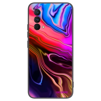 Picasee fekete szilikon tok az alábbi mobiltelefonokra Realme GT Master Edition 5G - Electric