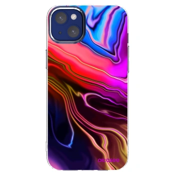 Picasee átlátszó szilikon tok az alábbi mobiltelefonokra Apple iPhone 14 Plus - Electric
