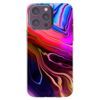 Picasee átlátszó szilikon tok az alábbi mobiltelefonokra Apple iPhone 14 Pro Max - Electric