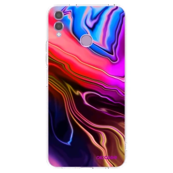 Picasee átlátszó szilikon tok az alábbi mobiltelefonokra Honor 8X - Electric