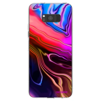 Picasee átlátszó szilikon tok az alábbi mobiltelefonokra Samsung Galaxy S8 G950F - Electric