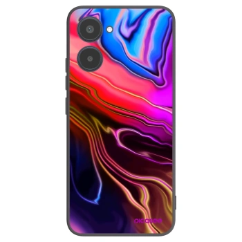 Picasee fekete szilikon tok az alábbi mobiltelefonokra Realme 10 4G - Electric