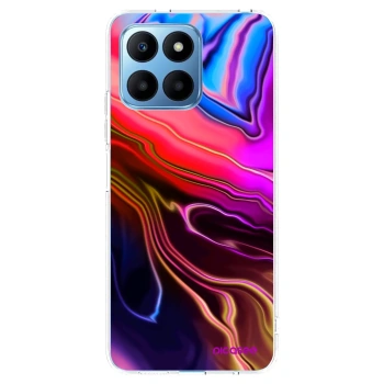Picasee átlátszó szilikon tok az alábbi mobiltelefonokra Honor 70 Lite - Electric