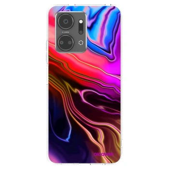 Picasee átlátszó szilikon tok az alábbi mobiltelefonokra Honor X7a - Electric
