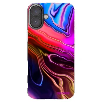 Picasee átlátszó szilikon tok az alábbi mobiltelefonokra Apple iPhone 16 Plus - Electric