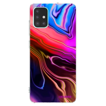 Picasee átlátszó szilikon tok az alábbi mobiltelefonokra Samsung Galaxy A51 A515F - Electric