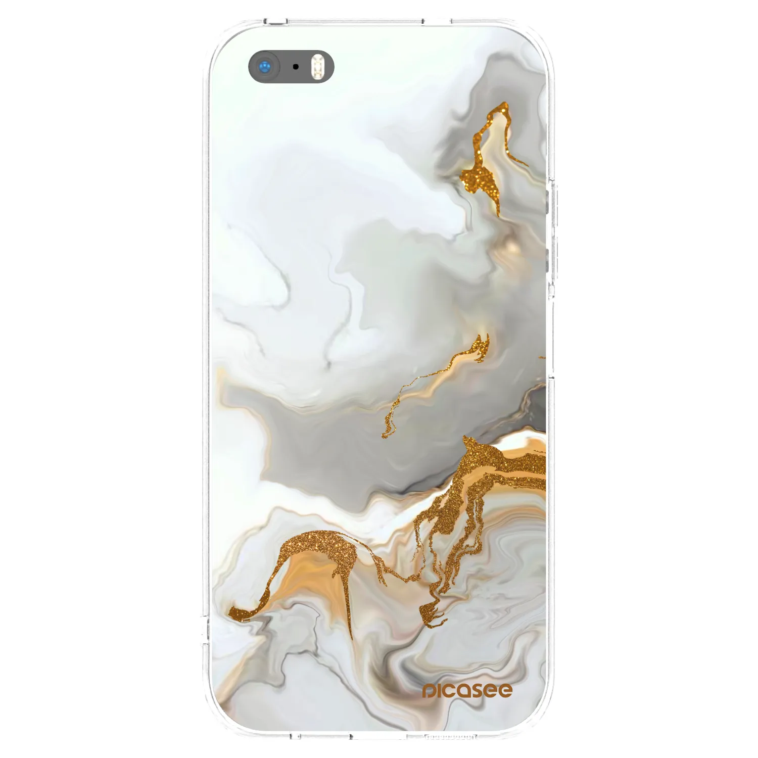 Picasee átlátszó szilikon tok az alábbi mobiltelefonokra Apple iPhone 5/5S/SE - Her