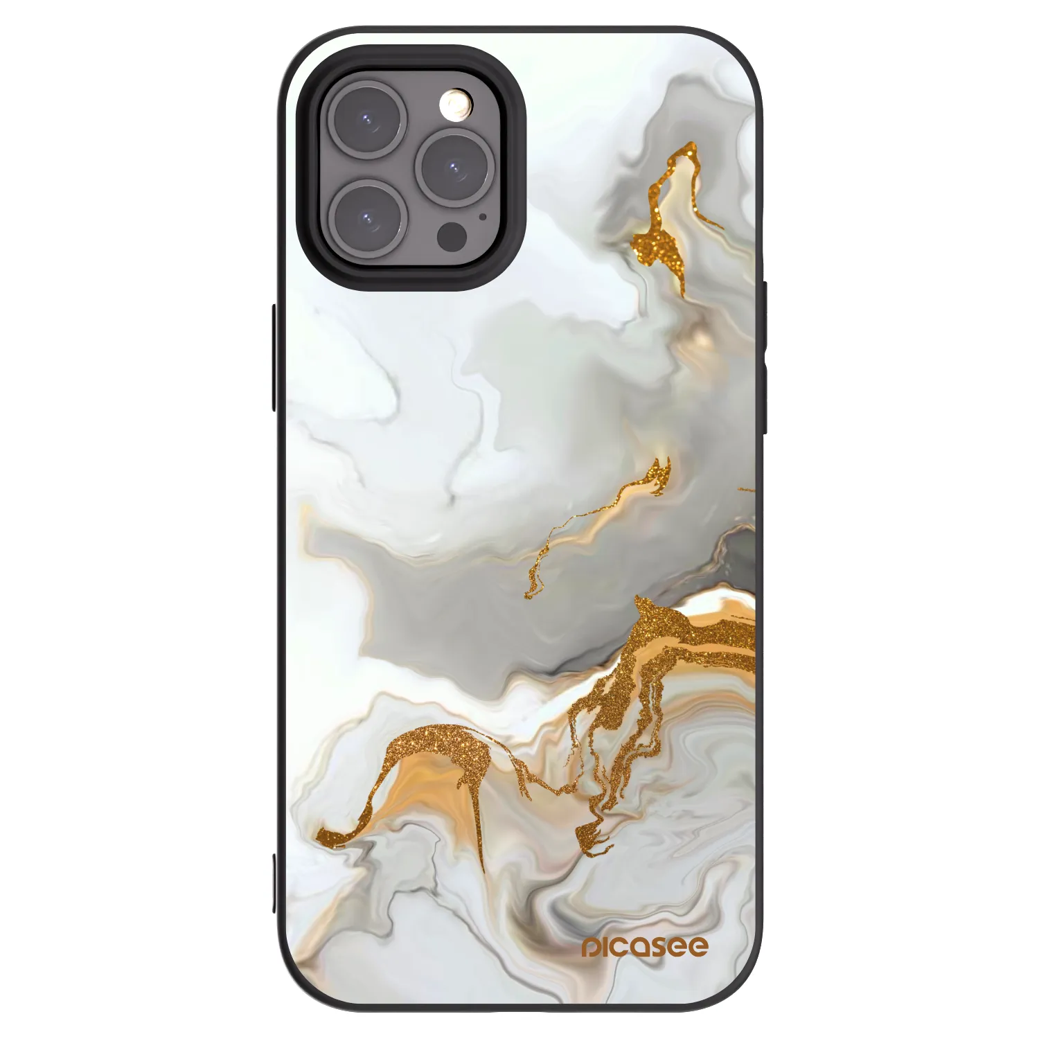 Picasee fekete szilikon tok az alábbi mobiltelefonokra Apple iPhone 12 Pro Max - Her
