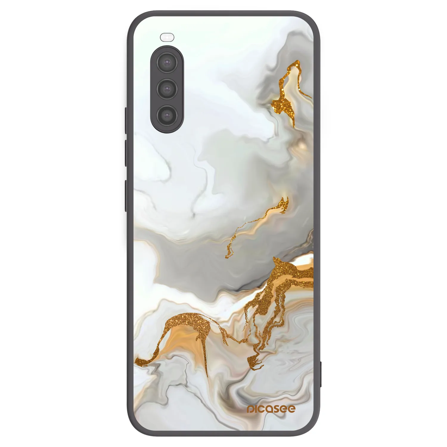 Picasee fekete szilikon tok az alábbi mobiltelefonokra Sony Xperia 10 II - Her