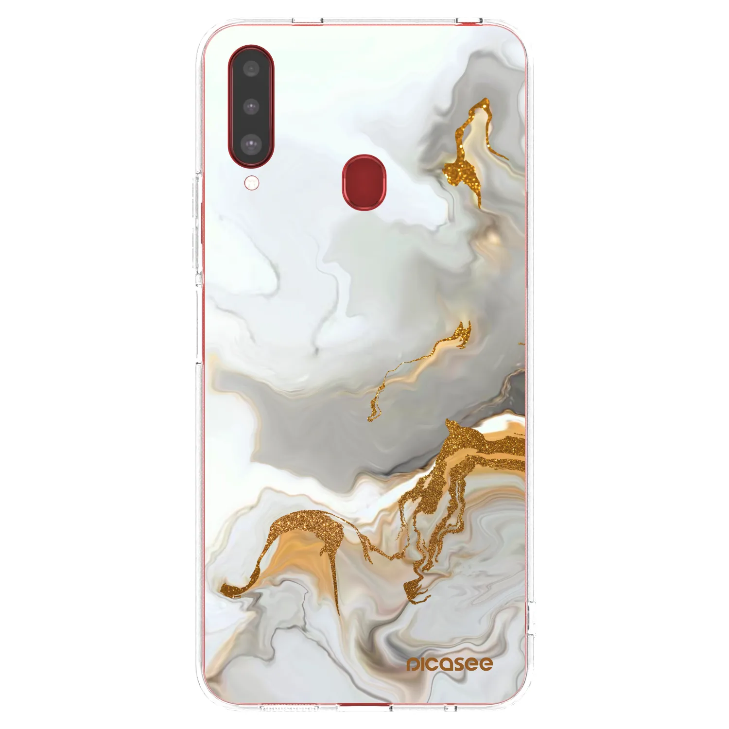 Picasee átlátszó szilikon tok az alábbi mobiltelefonokra Samsung Galaxy A20s - Her