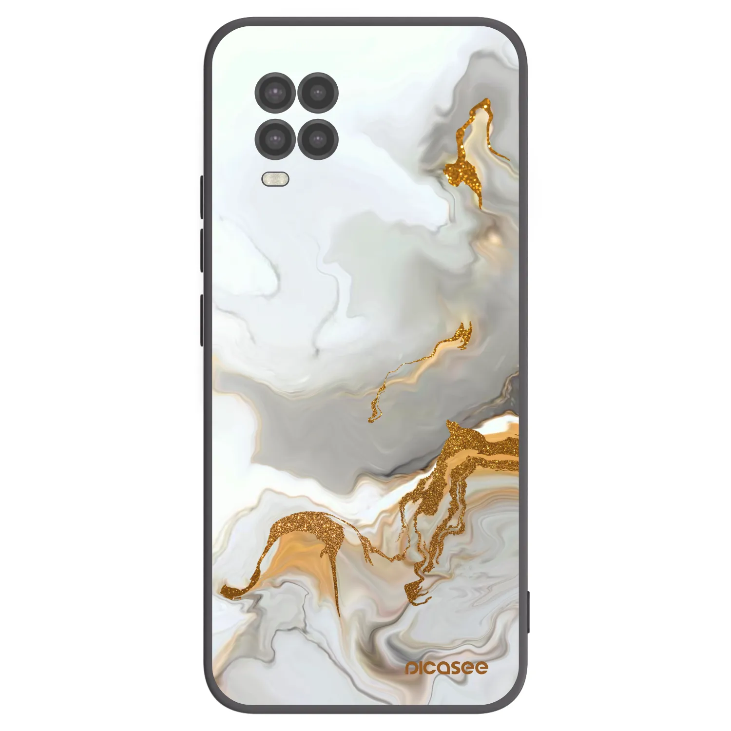 Picasee fekete szilikon tok az alábbi mobiltelefonokra Xiaomi Mi 10 Lite - Her