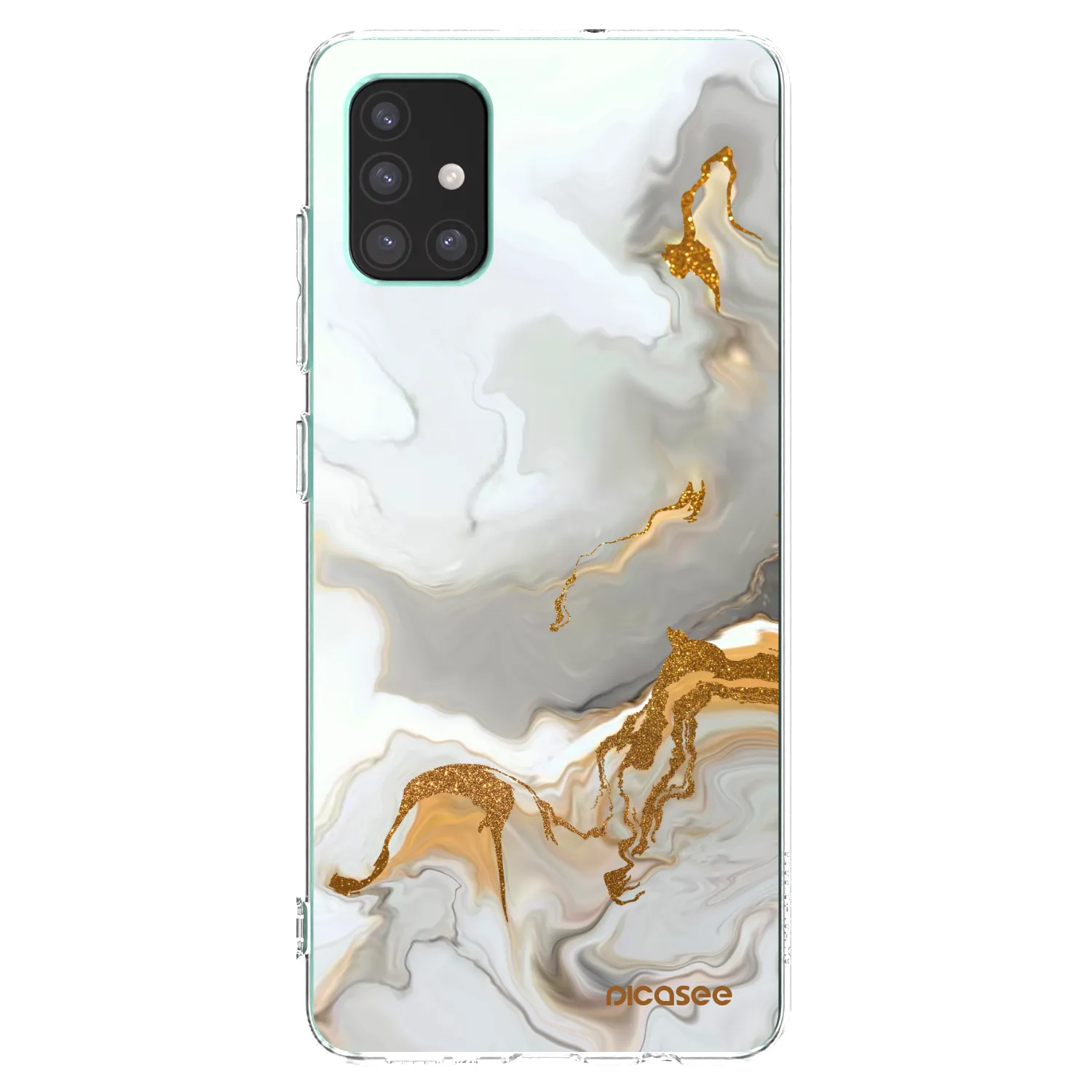 Picasee átlátszó szilikon tok az alábbi mobiltelefonokra Samsung Galaxy M51 M515F - Her