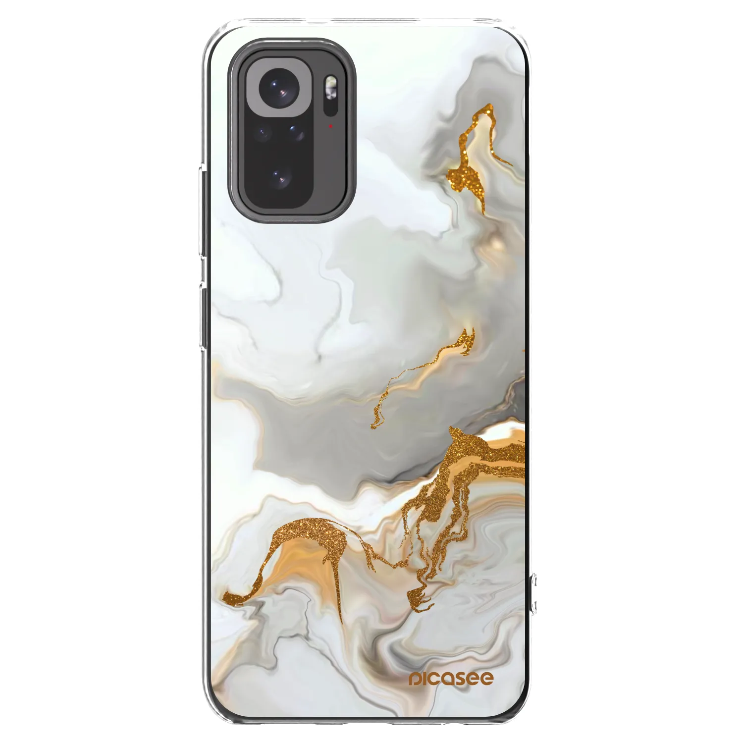 Picasee átlátszó szilikon tok az alábbi mobiltelefonokra Xiaomi Redmi Note 10 - Her