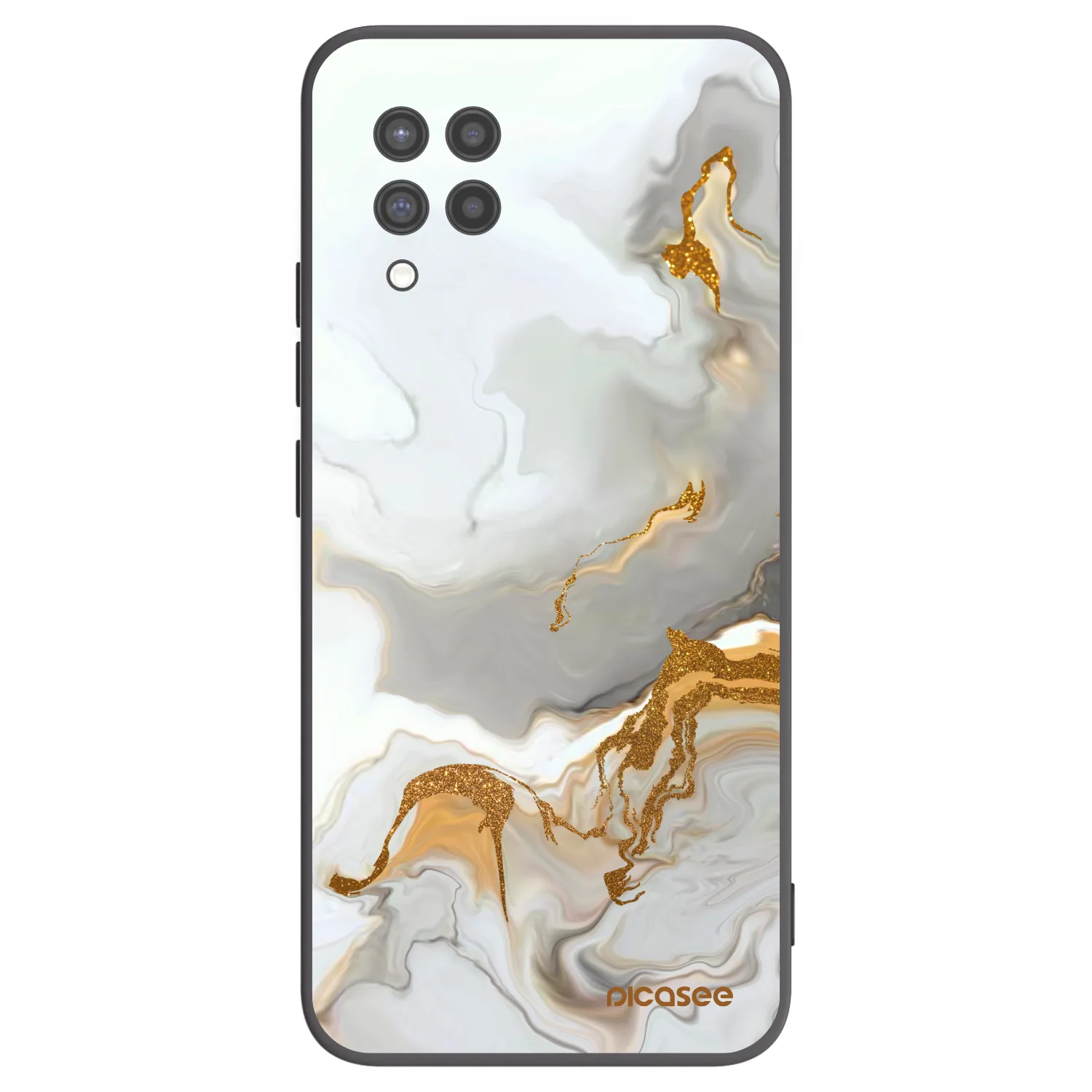 Picasee fekete szilikon tok az alábbi mobiltelefonokra Samsung Galaxy A42 A426B - Her