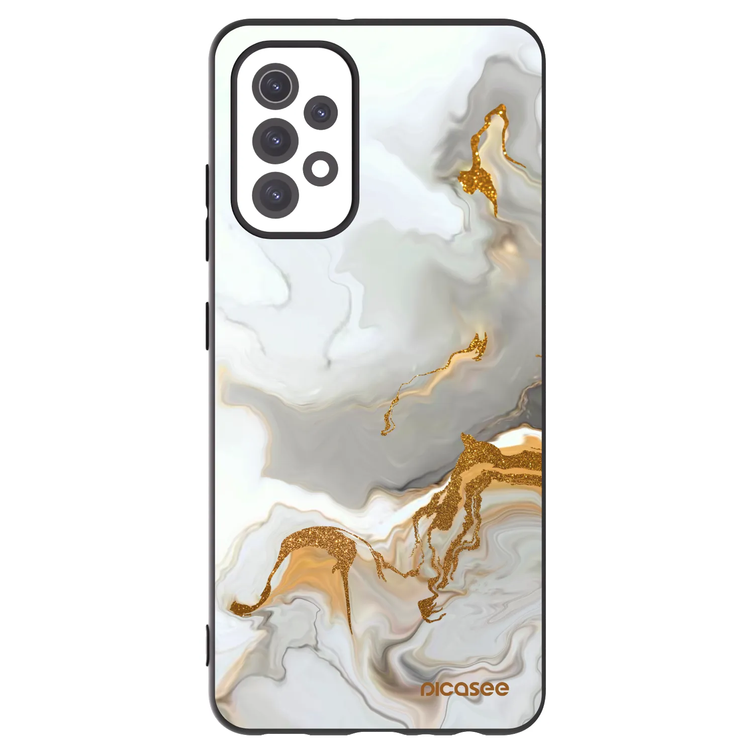 Picasee fekete szilikon tok az alábbi mobiltelefonokra Samsung Galaxy A32 5G A326B - Her