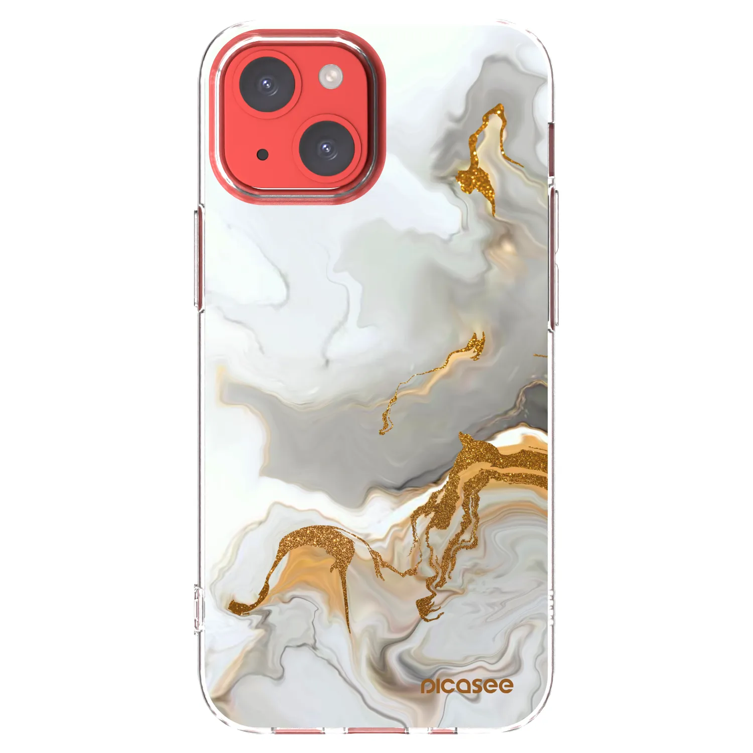 Picasee átlátszó szilikon tok az alábbi mobiltelefonokra Apple iPhone 13 mini - Her