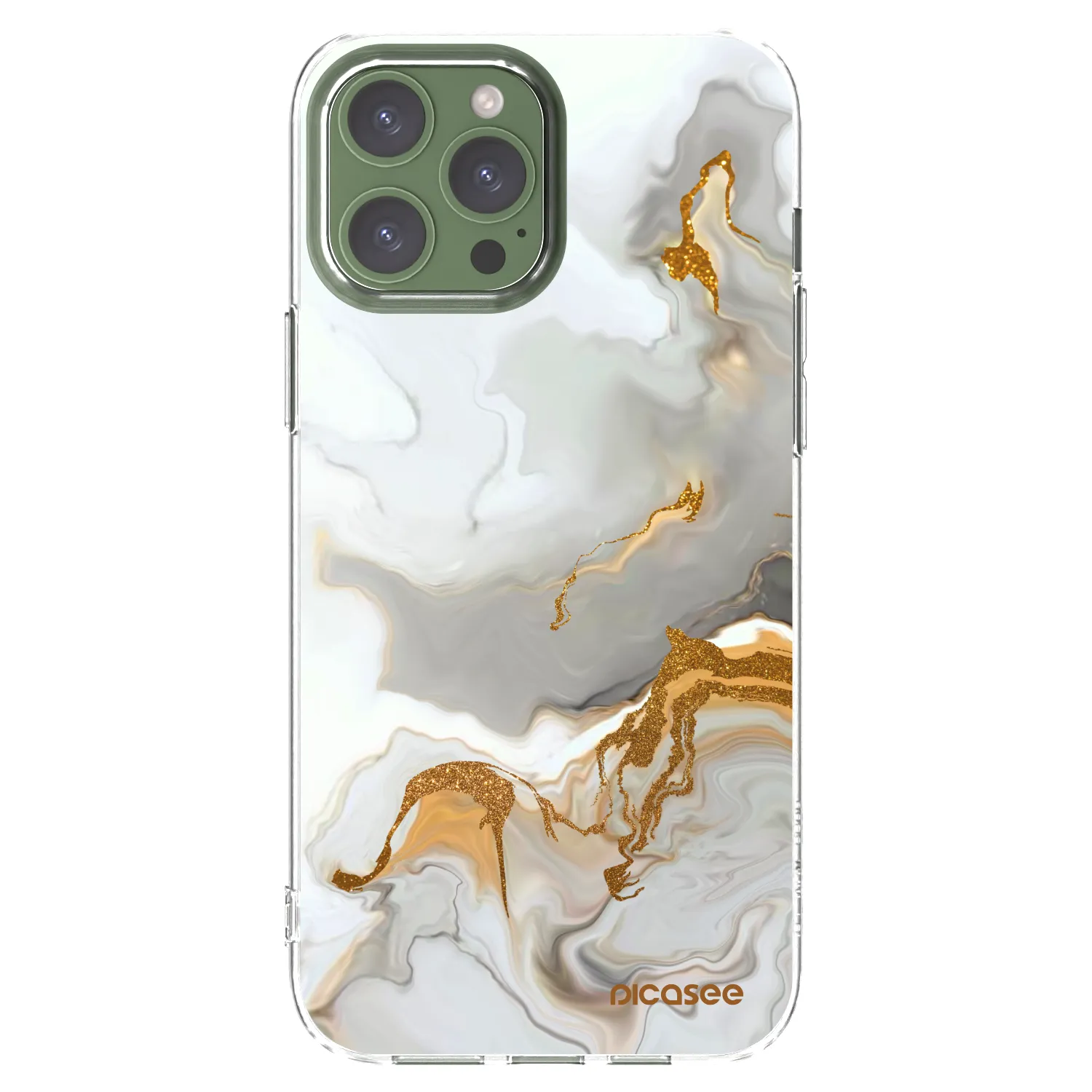 Picasee átlátszó szilikon tok az alábbi mobiltelefonokra Apple iPhone 13 Pro Max - Her