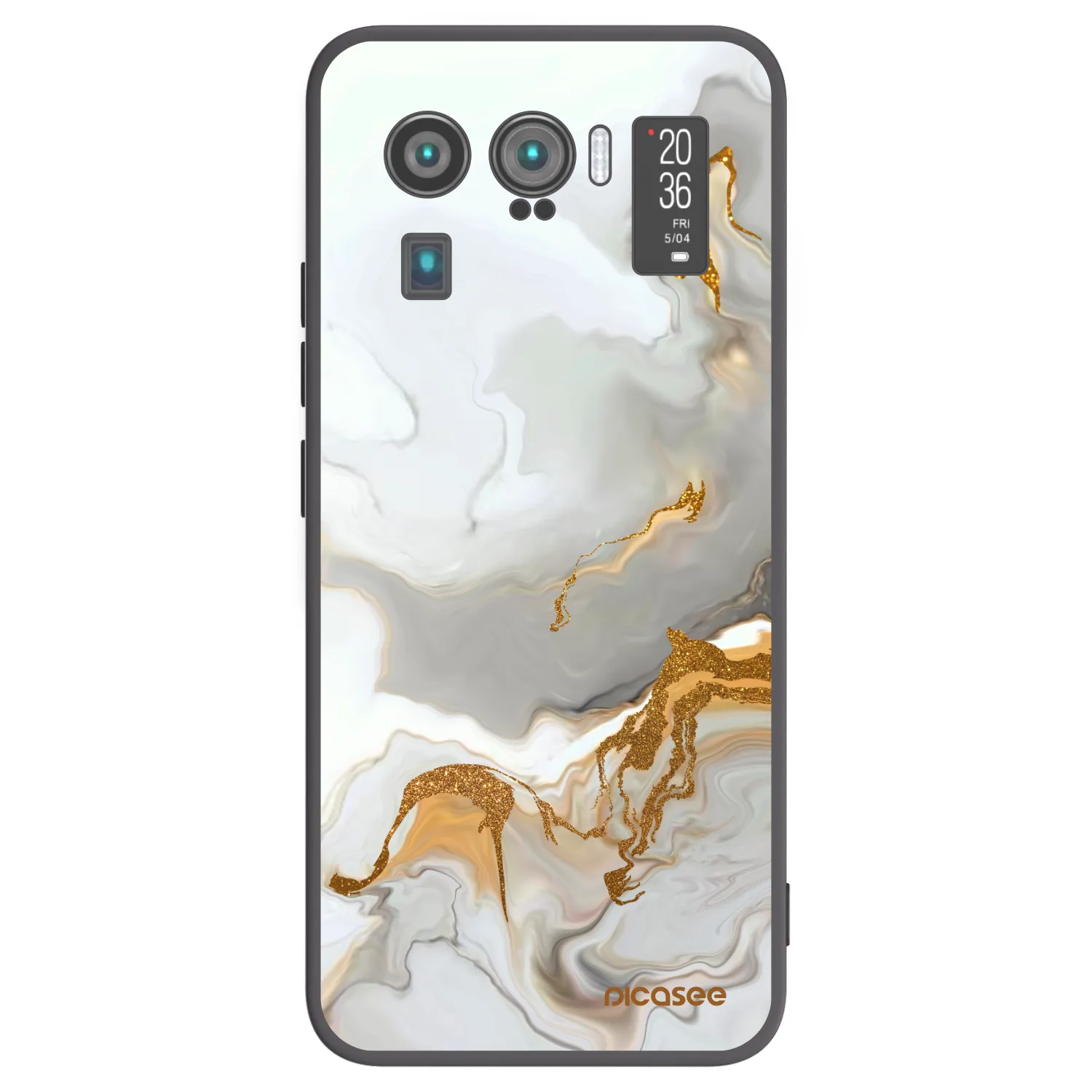 Picasee fekete szilikon tok az alábbi mobiltelefonokra Xiaomi Mi 11 Ultra - Her