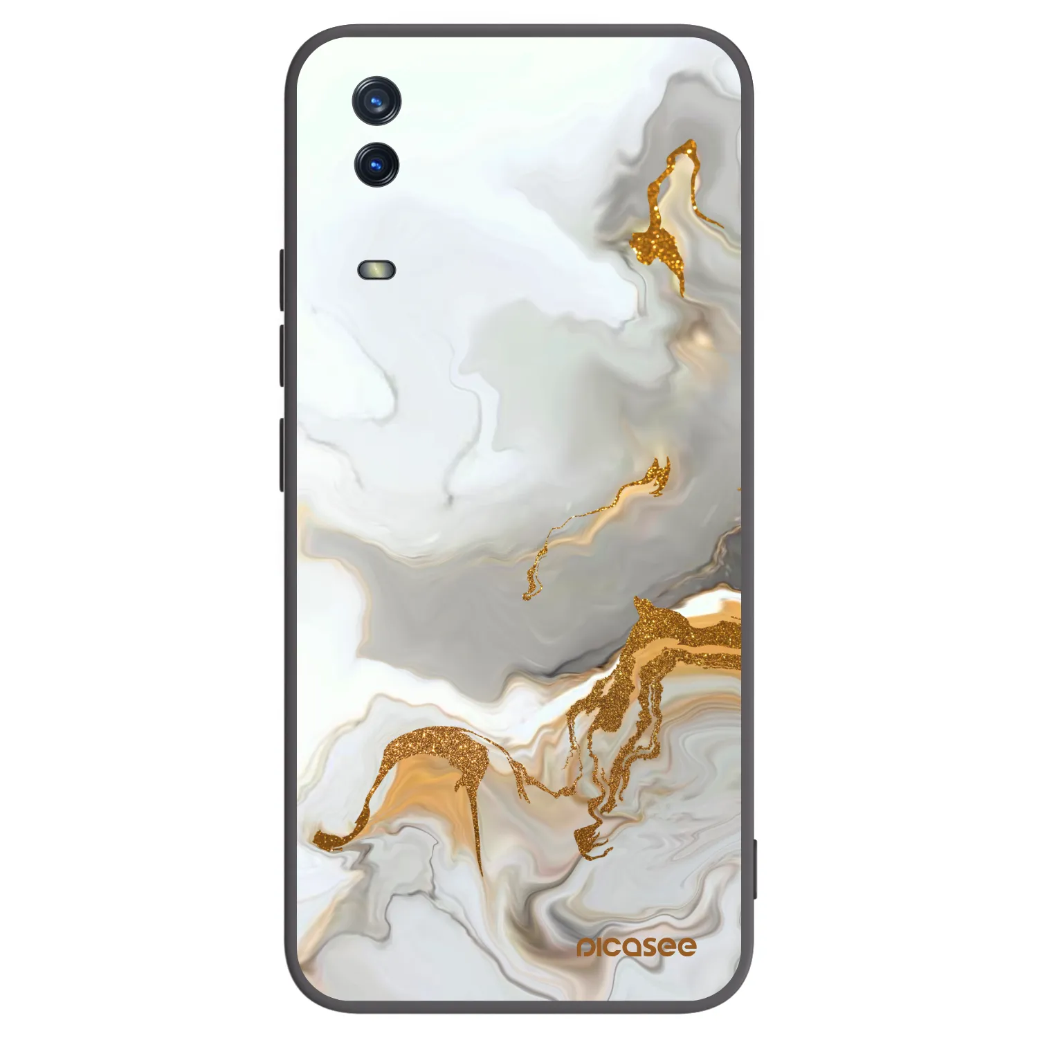 Picasee fekete szilikon tok az alábbi mobiltelefonokra Vivo Y11s - Her