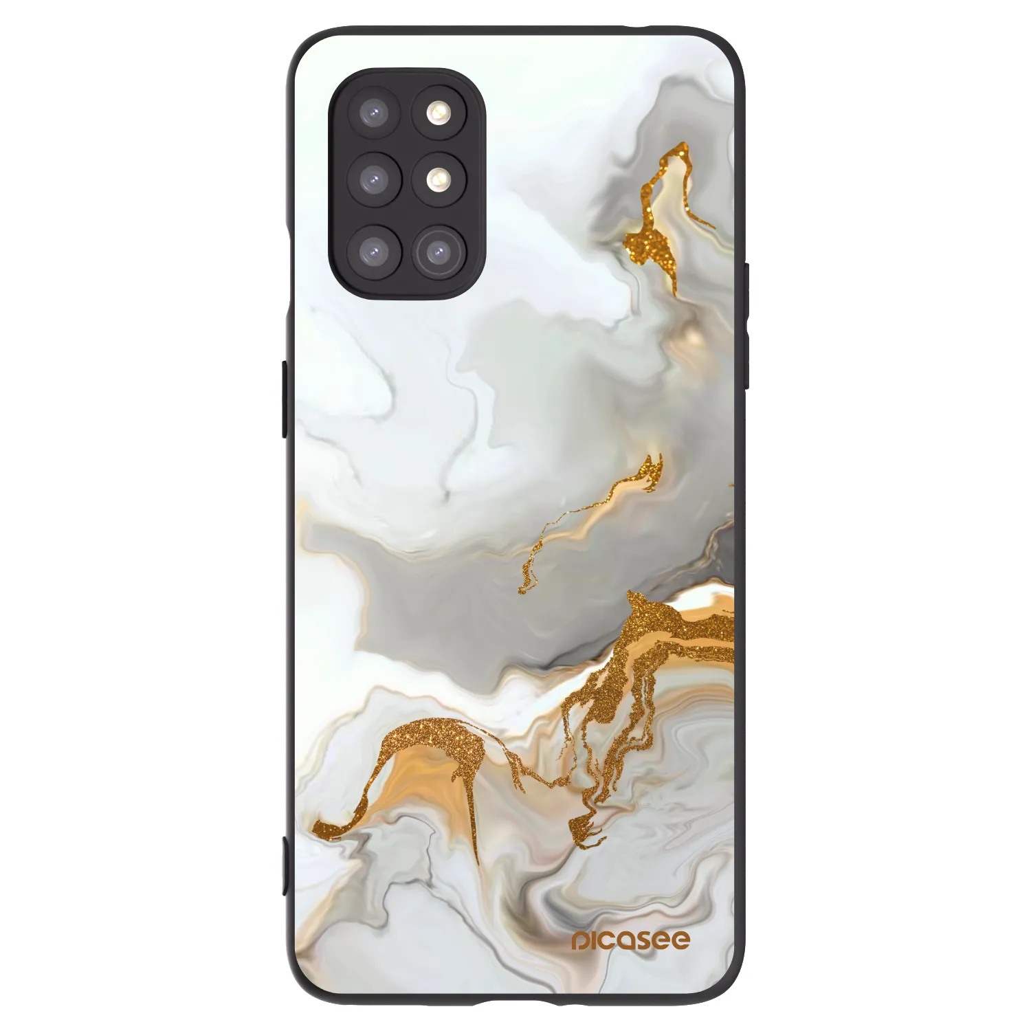 Picasee fekete szilikon tok az alábbi mobiltelefonokra OnePlus 8T - Her