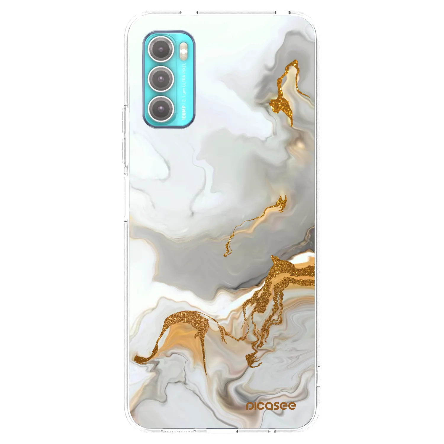 Picasee átlátszó szilikon tok az alábbi mobiltelefonokra Motorola Moto G60 - Her