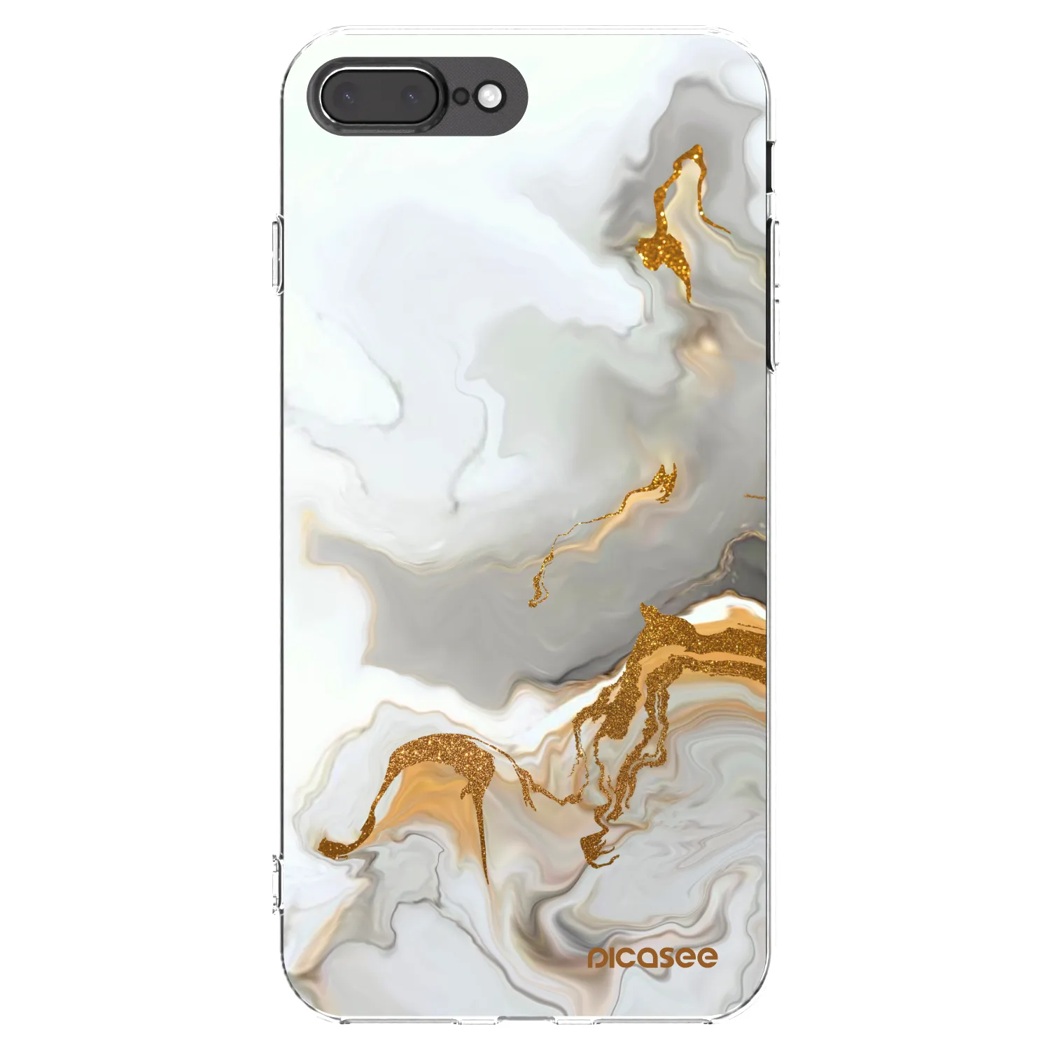 Picasee átlátszó szilikon tok az alábbi mobiltelefonokra Apple iPhone 7 Plus - Her