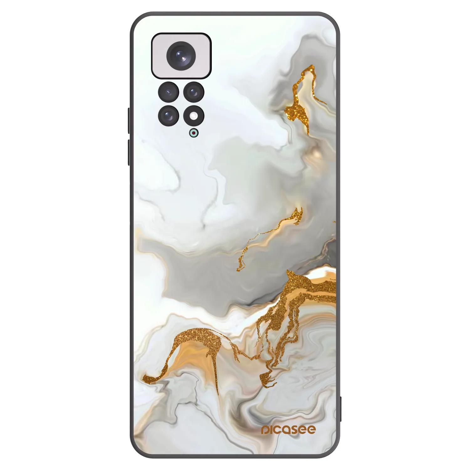 Picasee fekete szilikon tok az alábbi mobiltelefonokra Xiaomi Redmi Note 11 - Her