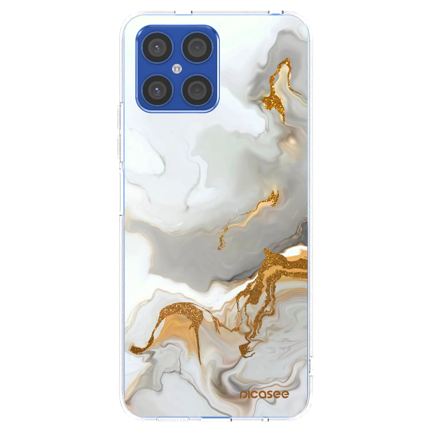 Picasee átlátszó szilikon tok az alábbi mobiltelefonokra Honor X8 4G - Her