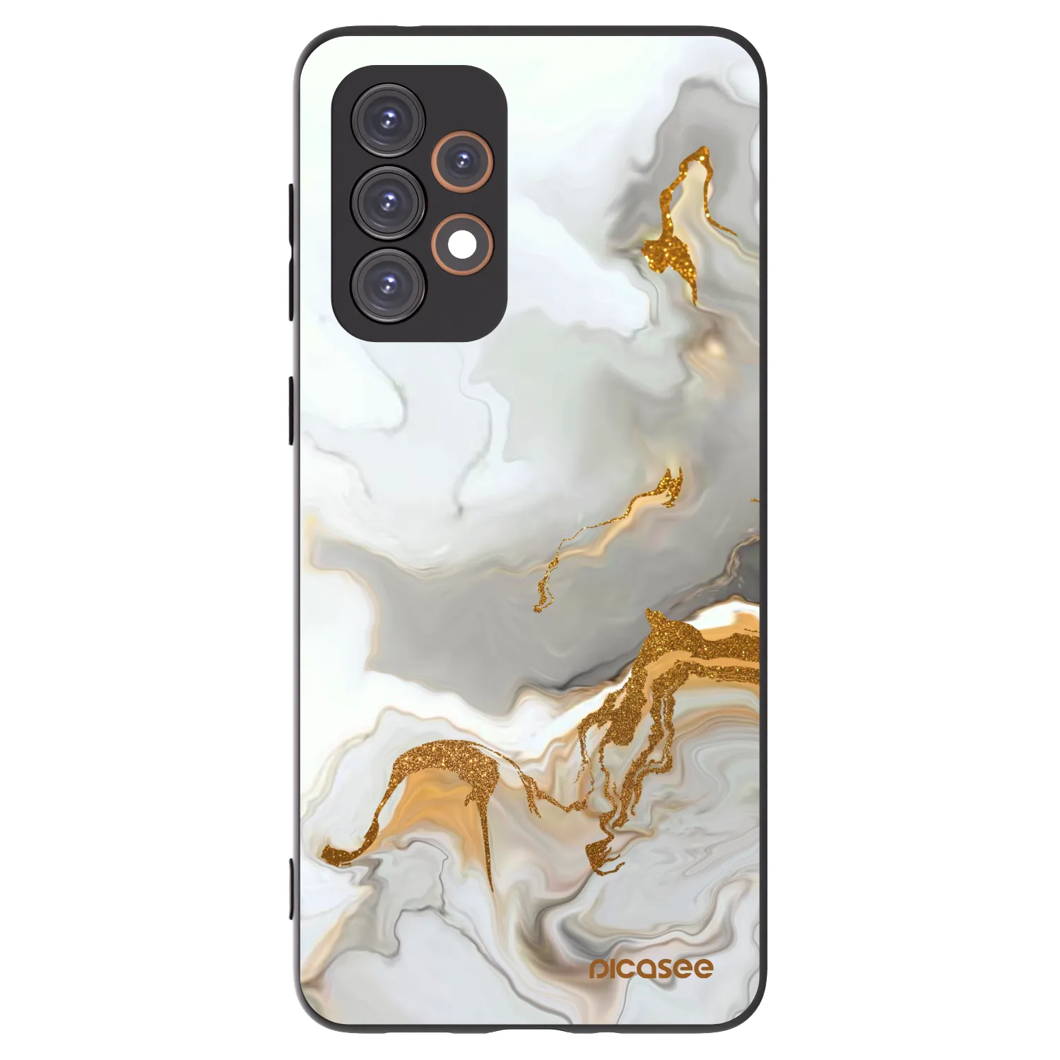 Picasee fekete szilikon tok az alábbi mobiltelefonokra Samsung Galaxy A33 5G A336 - Her