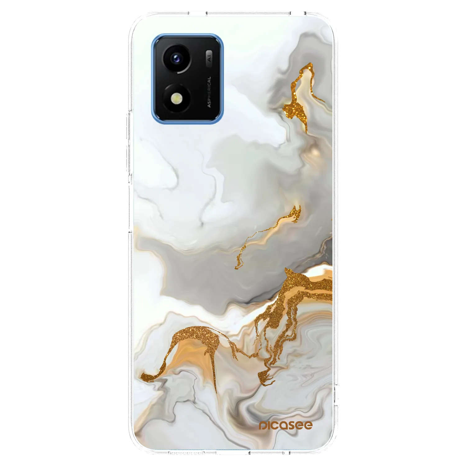 Picasee átlátszó szilikon tok az alábbi mobiltelefonokra Vivo Y01 - Her