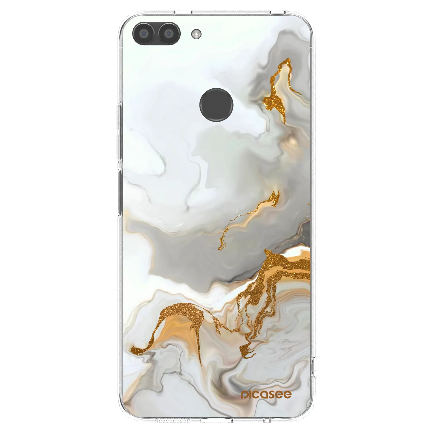 Picasee átlátszó szilikon tok az alábbi mobiltelefonokra Huawei P Smart - Her