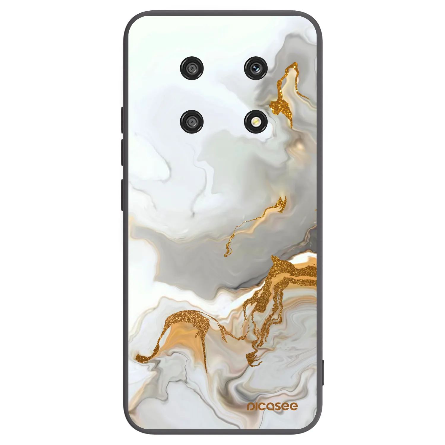 Picasee fekete szilikon tok az alábbi mobiltelefonokra Honor Magic4 Lite 5G - Her