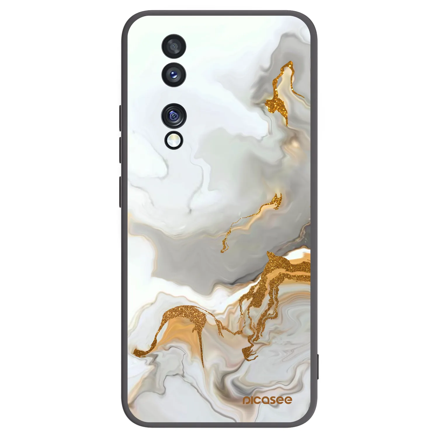 Picasee fekete szilikon tok az alábbi mobiltelefonokra Honor 70 - Her
