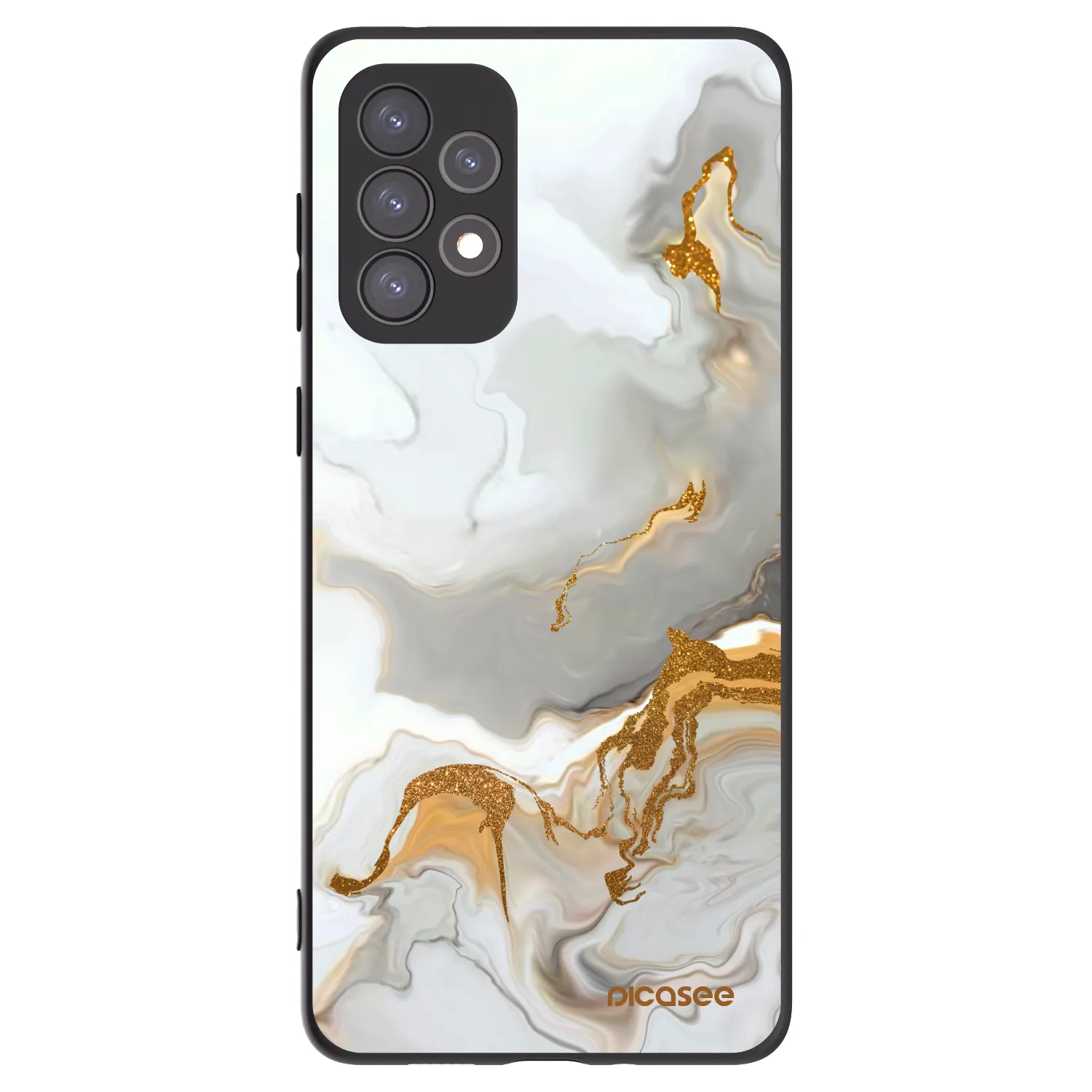 Picasee fekete szilikon tok az alábbi mobiltelefonokra Samsung Galaxy A73 5G - Her