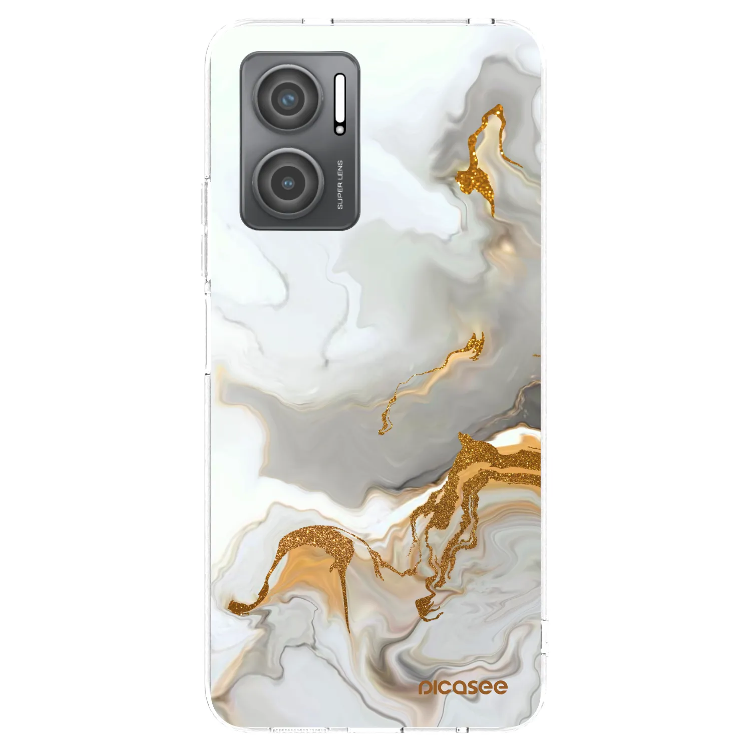 Picasee átlátszó szilikon tok az alábbi mobiltelefonokra Xiaomi Redmi 10 5G - Her