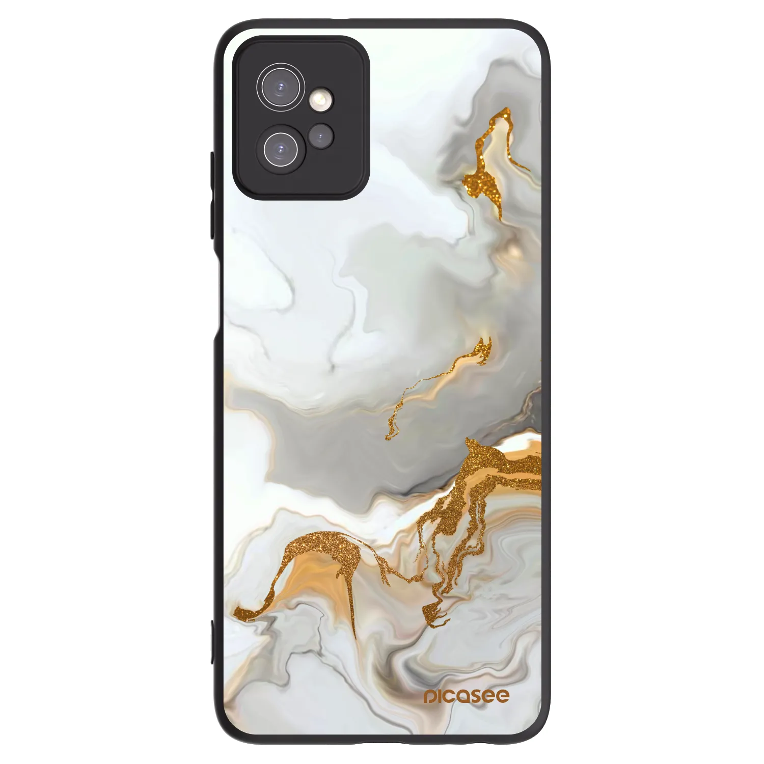 Picasee fekete szilikon tok az alábbi mobiltelefonokra Motorola Moto G32 - Her