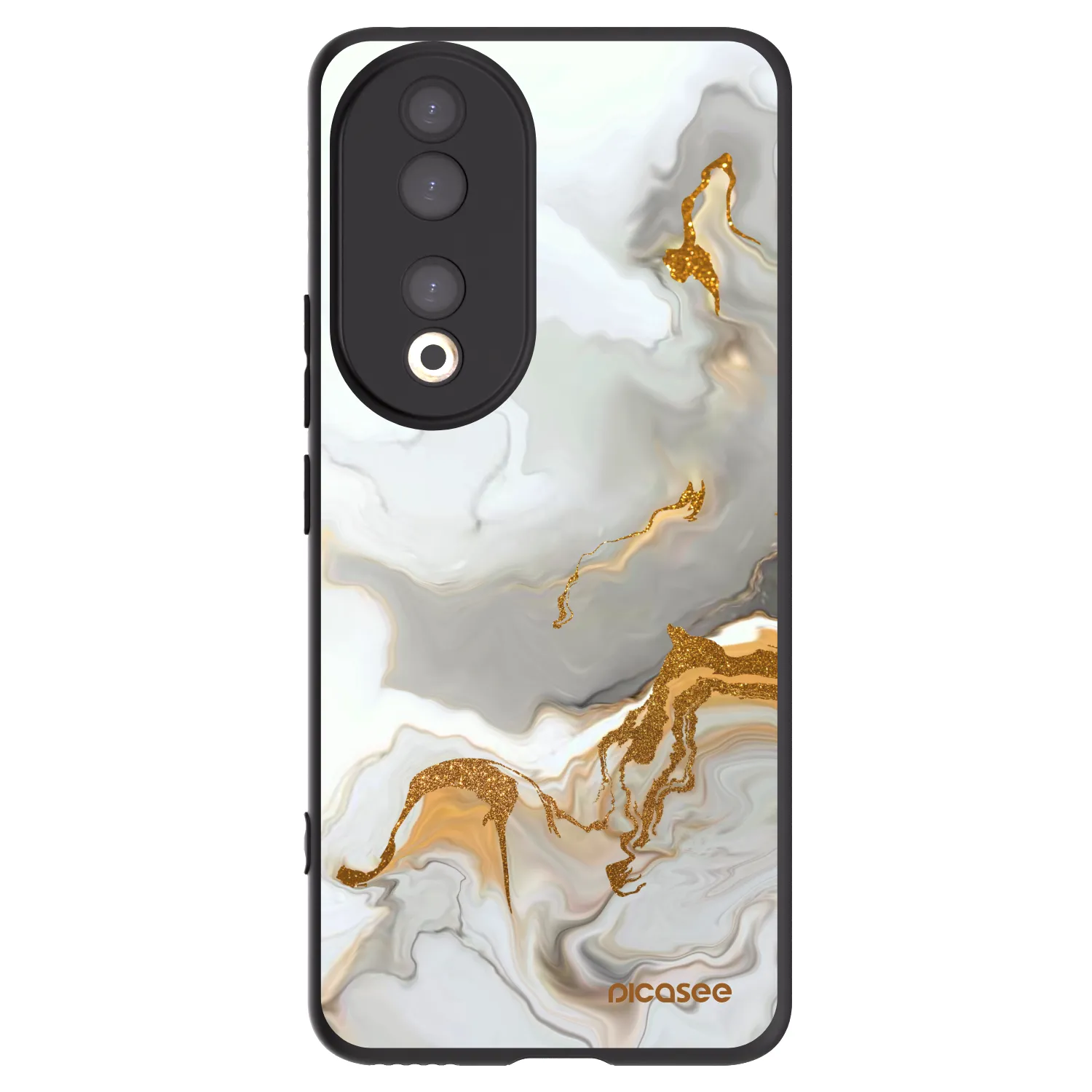 Picasee fekete szilikon tok az alábbi mobiltelefonokra Honor 90 5G - Her