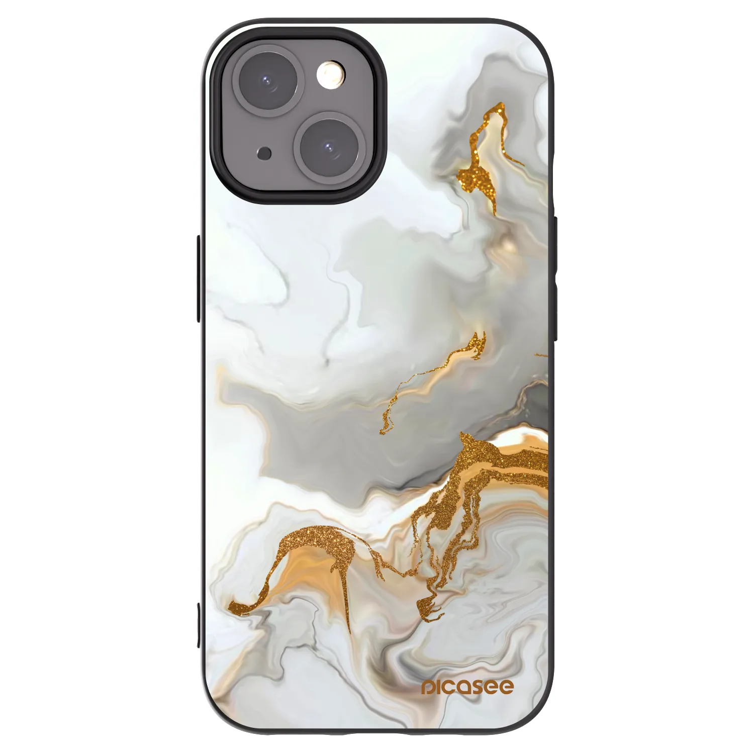 Picasee fekete szilikon tok az alábbi mobiltelefonokra Apple iPhone 15 - Her