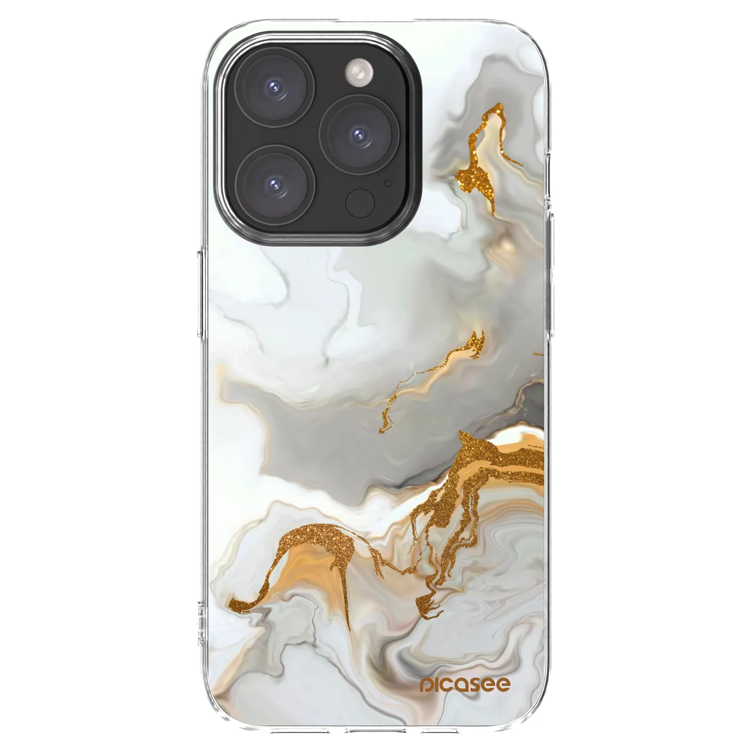 Picasee átlátszó szilikon tok az alábbi mobiltelefonokra Apple iPhone 15 Pro - Her