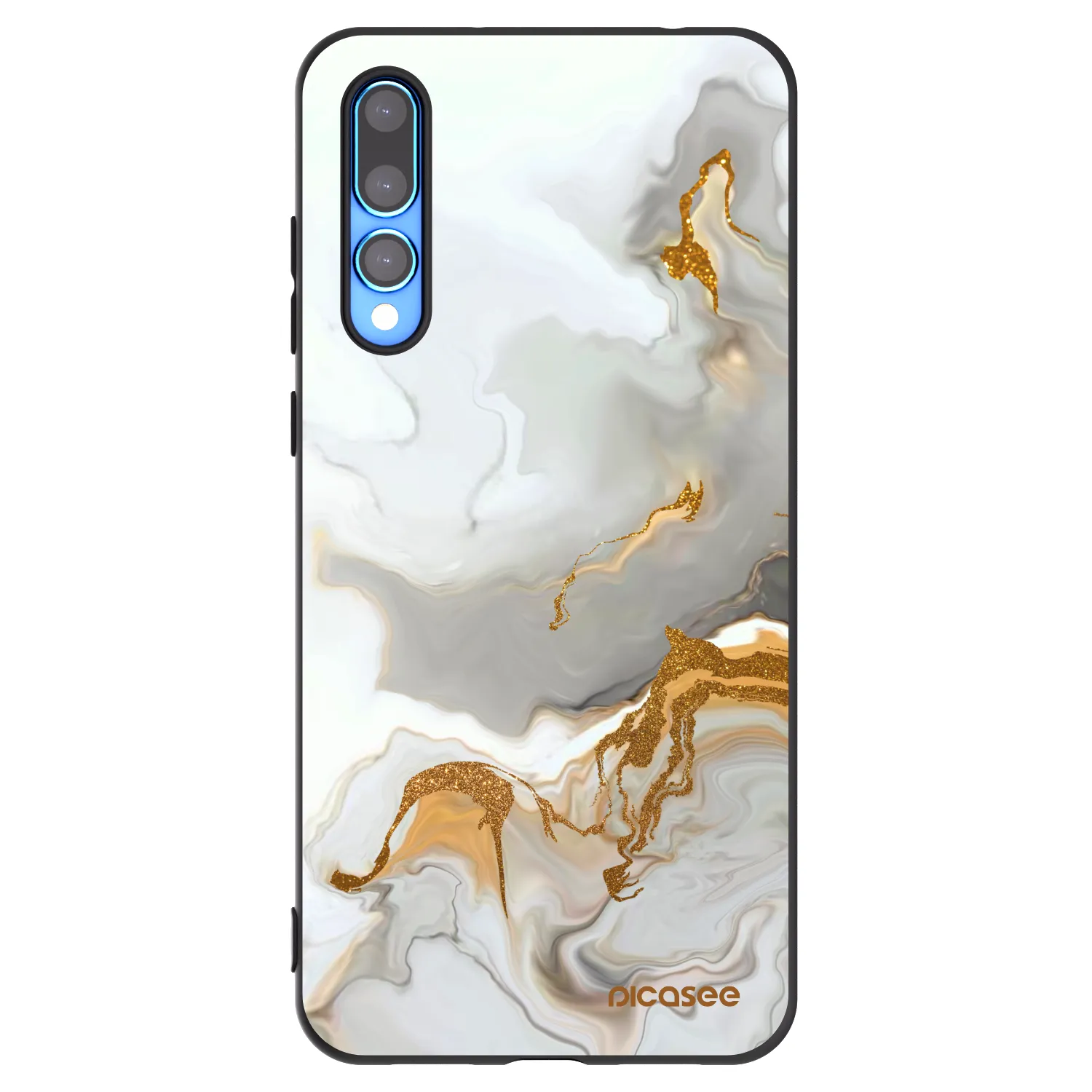 Picasee fekete szilikon tok az alábbi mobiltelefonokra Huawei P20 Pro - Her