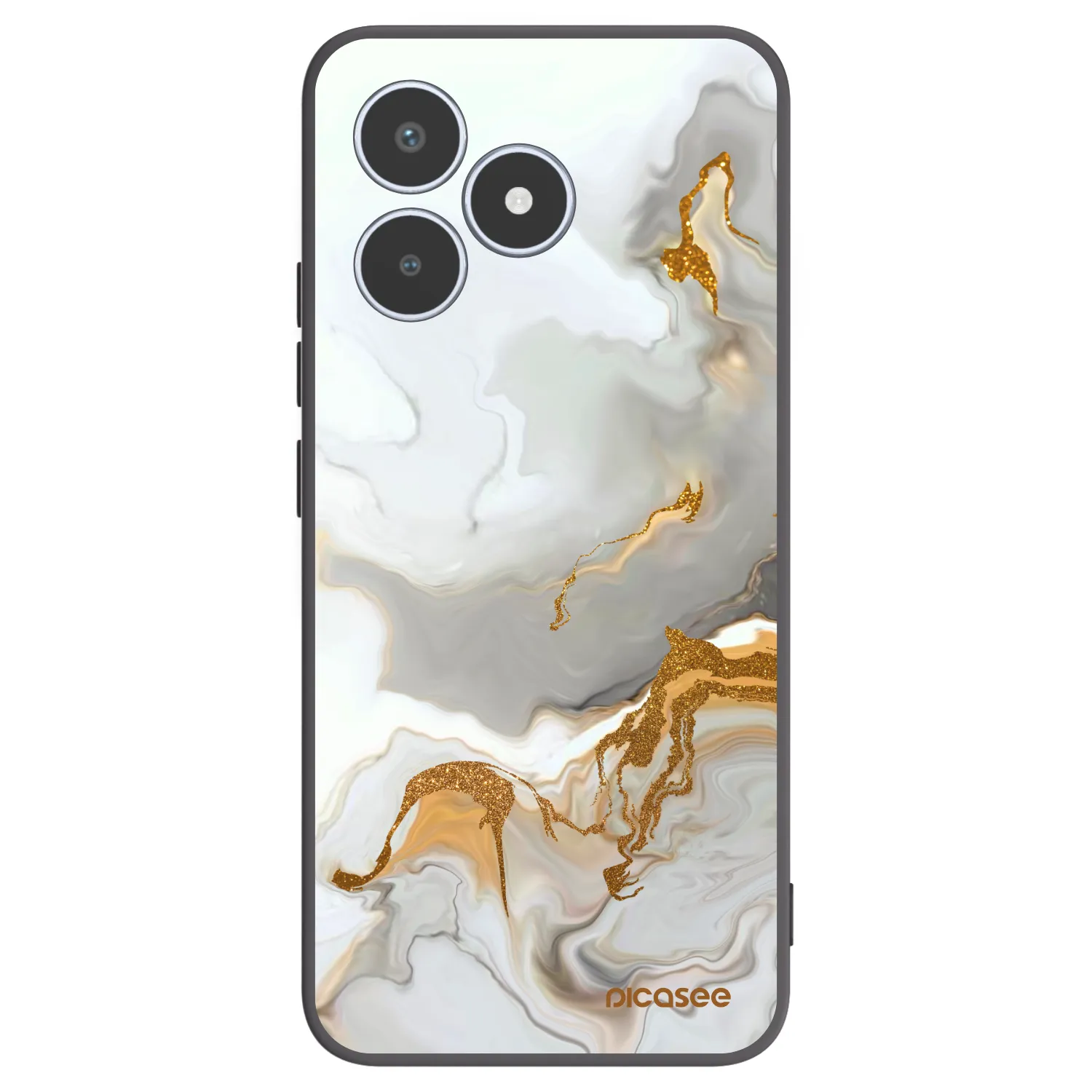 Picasee fekete szilikon tok az alábbi mobiltelefonokra Realme C53 - Her