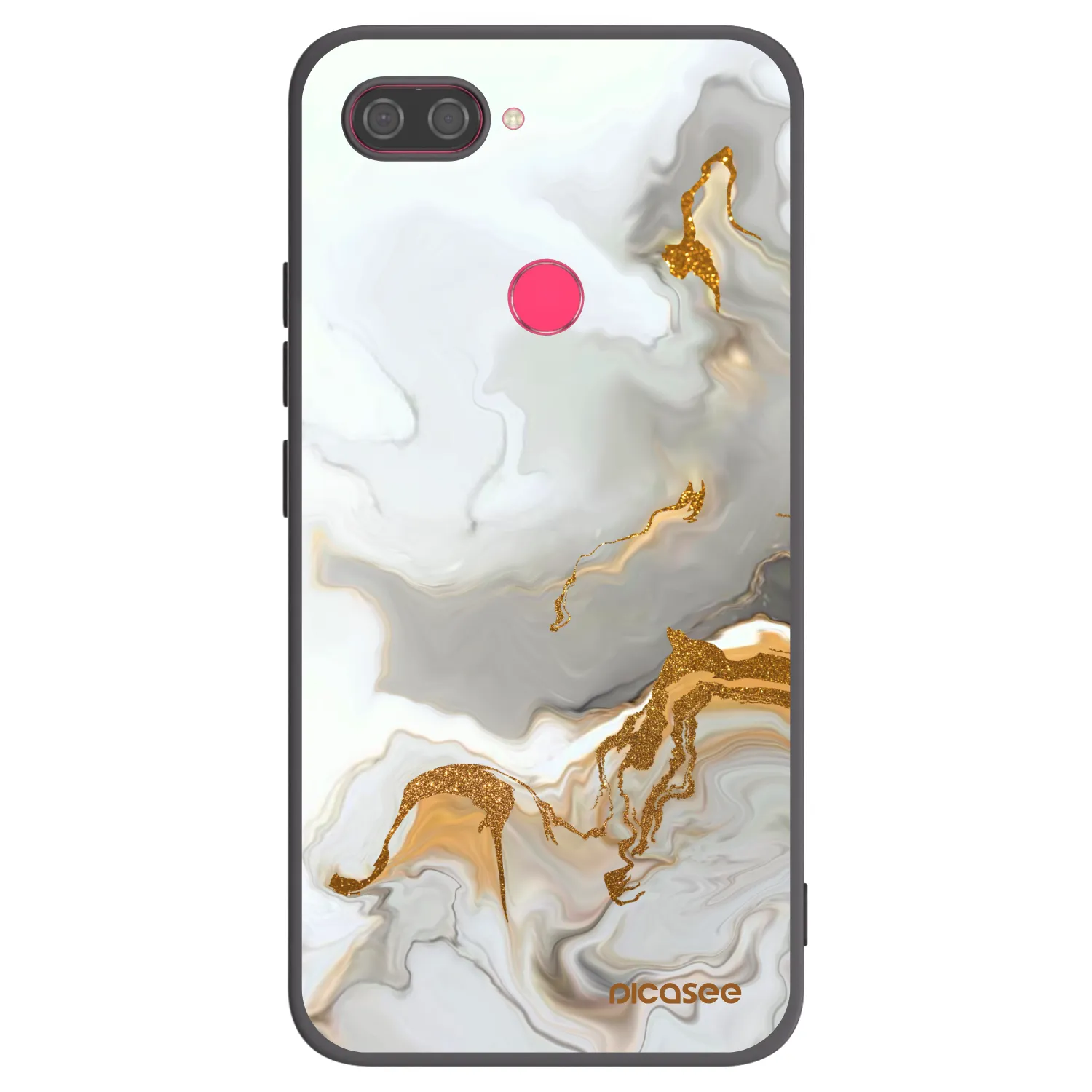Picasee fekete szilikon tok az alábbi mobiltelefonokra Xiaomi Mi 8 Lite - Her