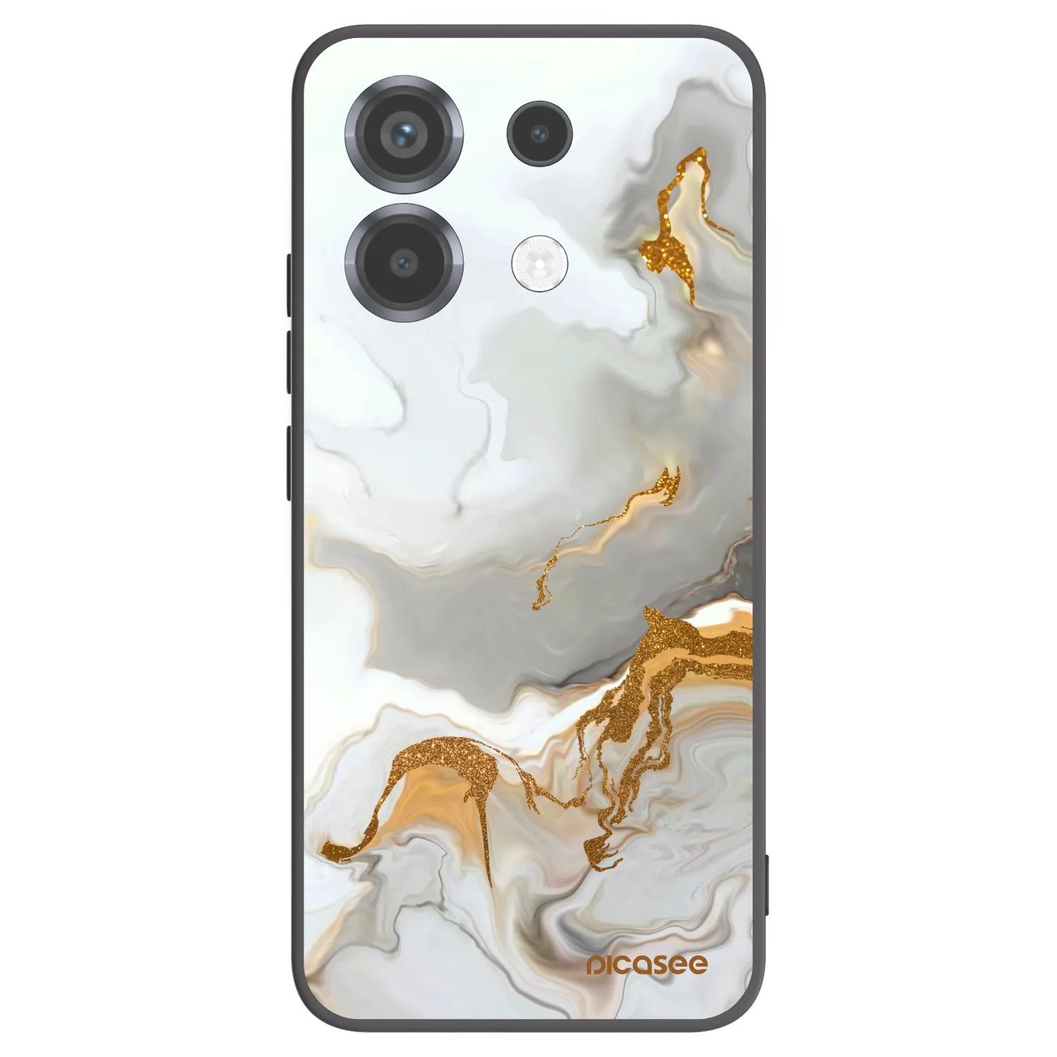 Picasee fekete szilikon tok az alábbi mobiltelefonokra Xiaomi Poco X6 - Her