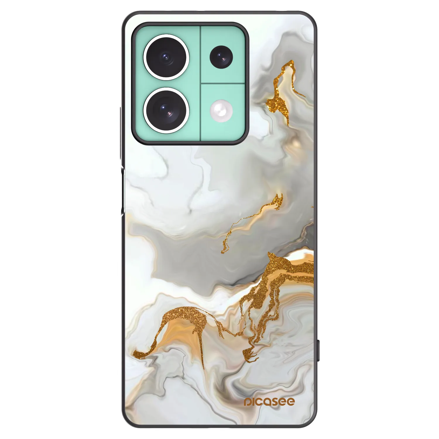 Picasee fekete szilikon tok az alábbi mobiltelefonokra Xiaomi Redmi Note 13 5G - Her