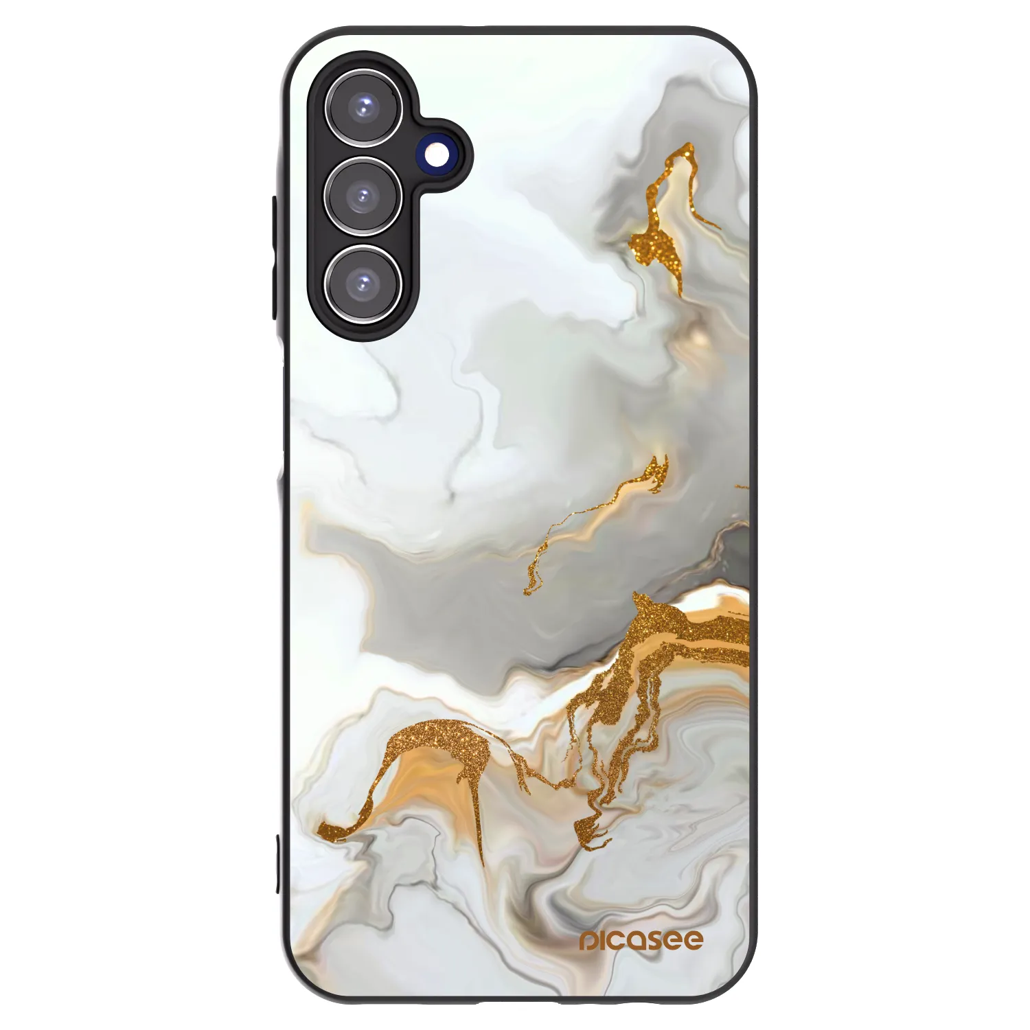 Picasee fekete szilikon tok az alábbi mobiltelefonokra Samsung Galaxy A15 A156B 5G - Her