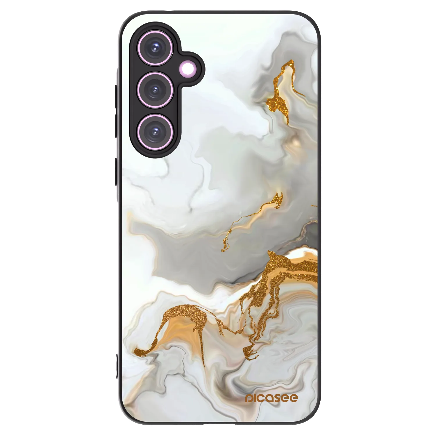 Picasee fekete szilikon tok az alábbi mobiltelefonokra Samsung Galaxy A35 5G A356B - Her