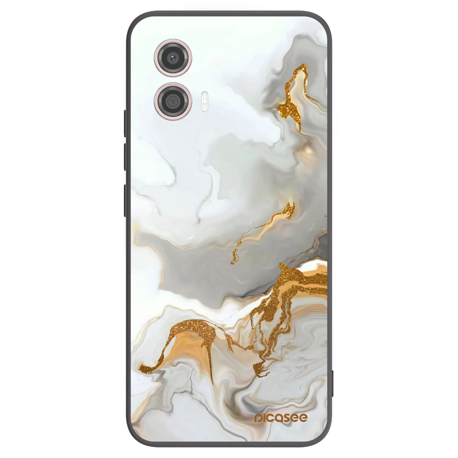 Picasee fekete szilikon tok az alábbi mobiltelefonokra Motorola Moto G53 5G - Her