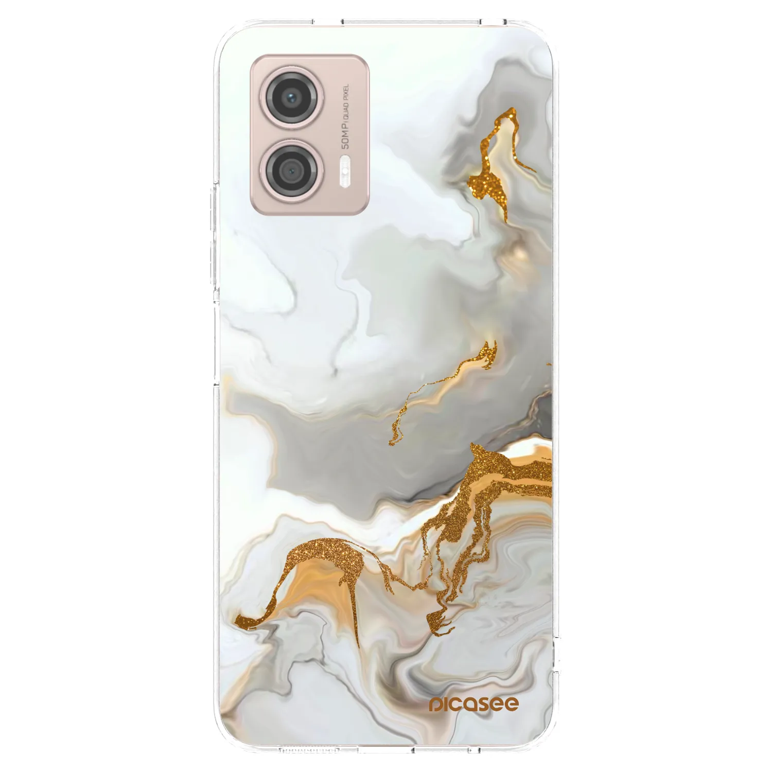 Picasee átlátszó szilikon tok az alábbi mobiltelefonokra Motorola Moto G53 5G - Her